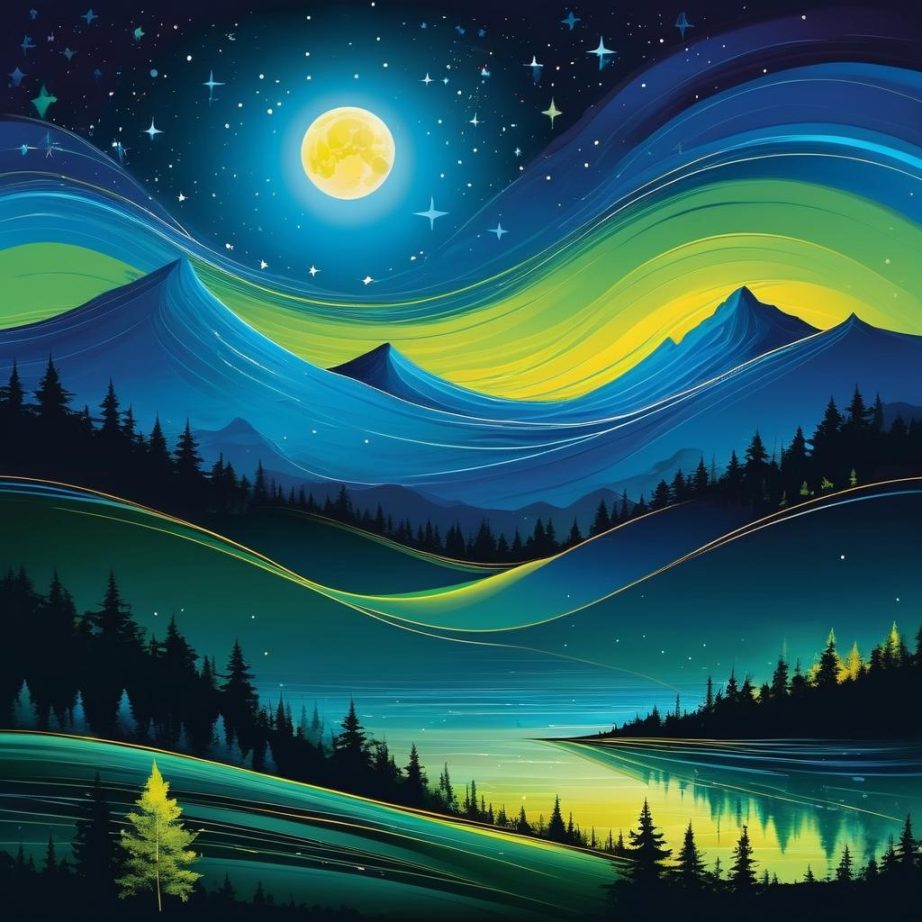 幻想的夜空-24500