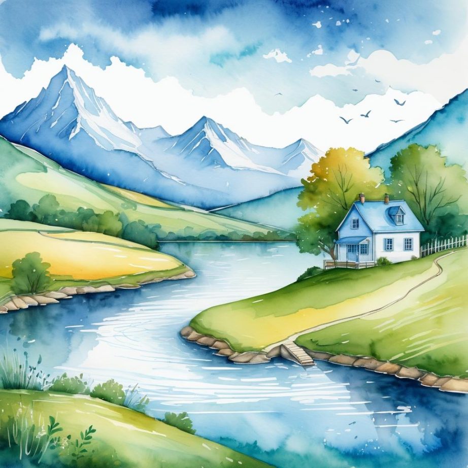 童趣线条画-18142