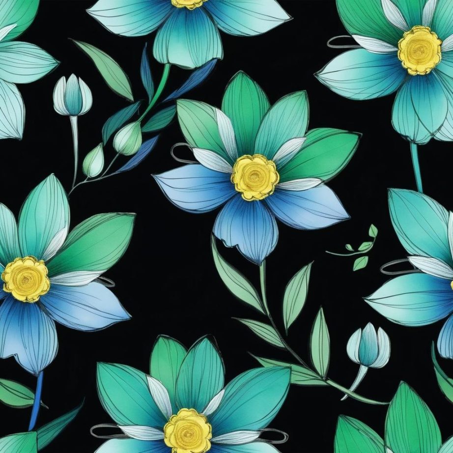 童趣的花朵-23654