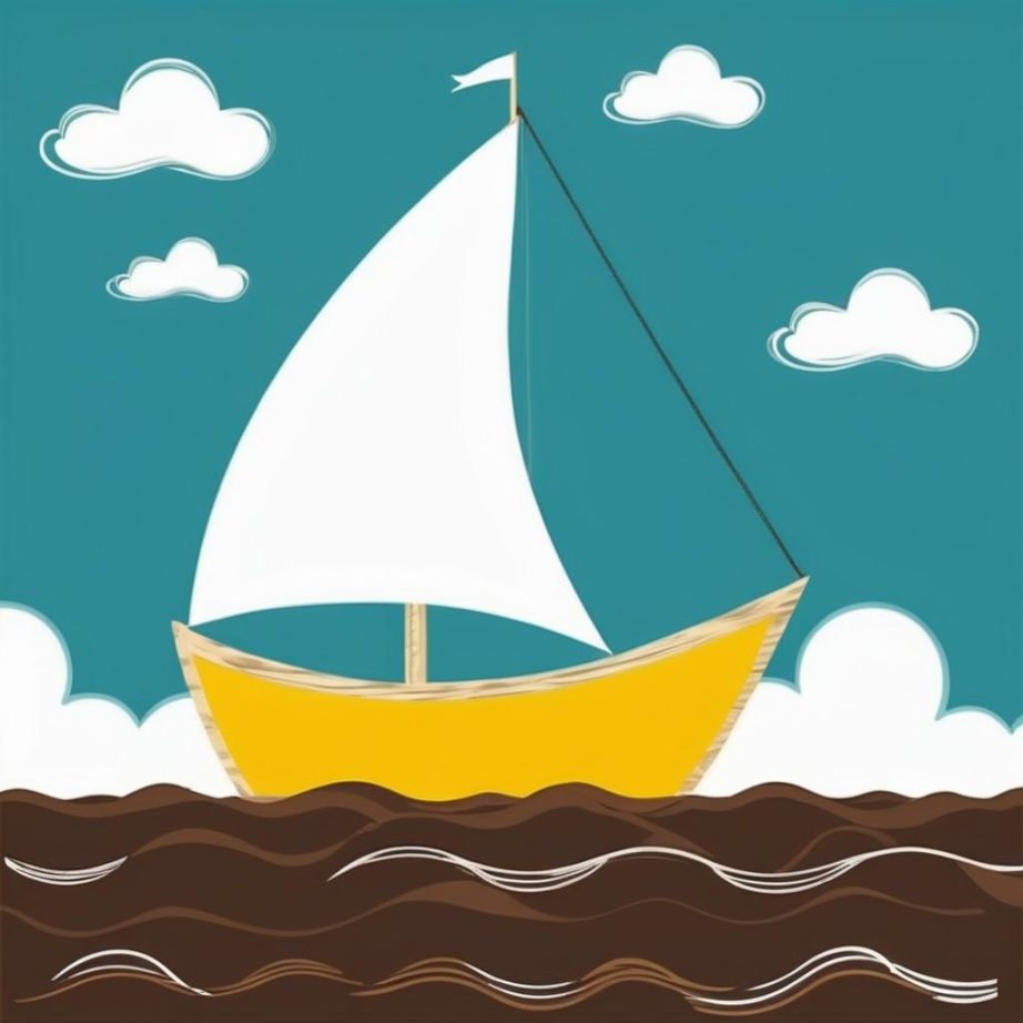 童趣航海画-24787