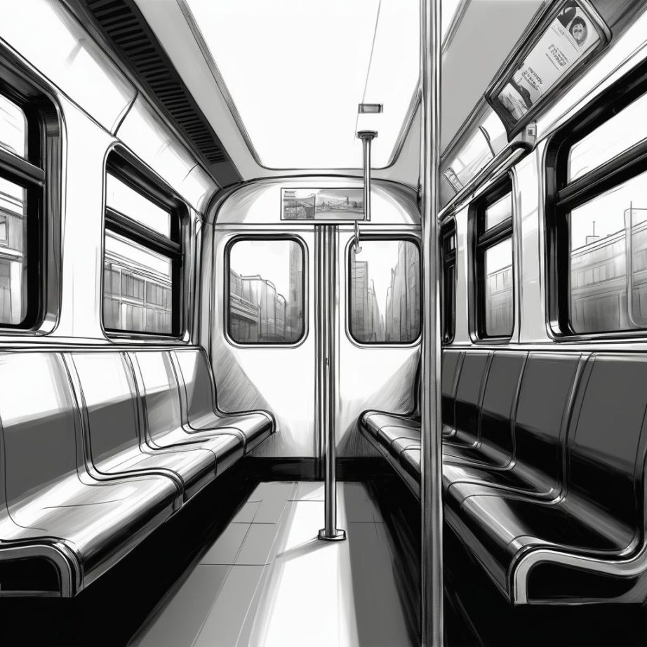 地铁素描的宁静-19656