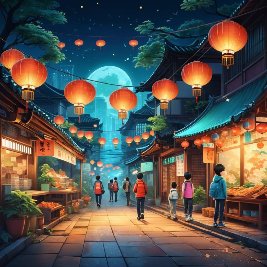 温暖的童趣与现代卡通艺术-8817