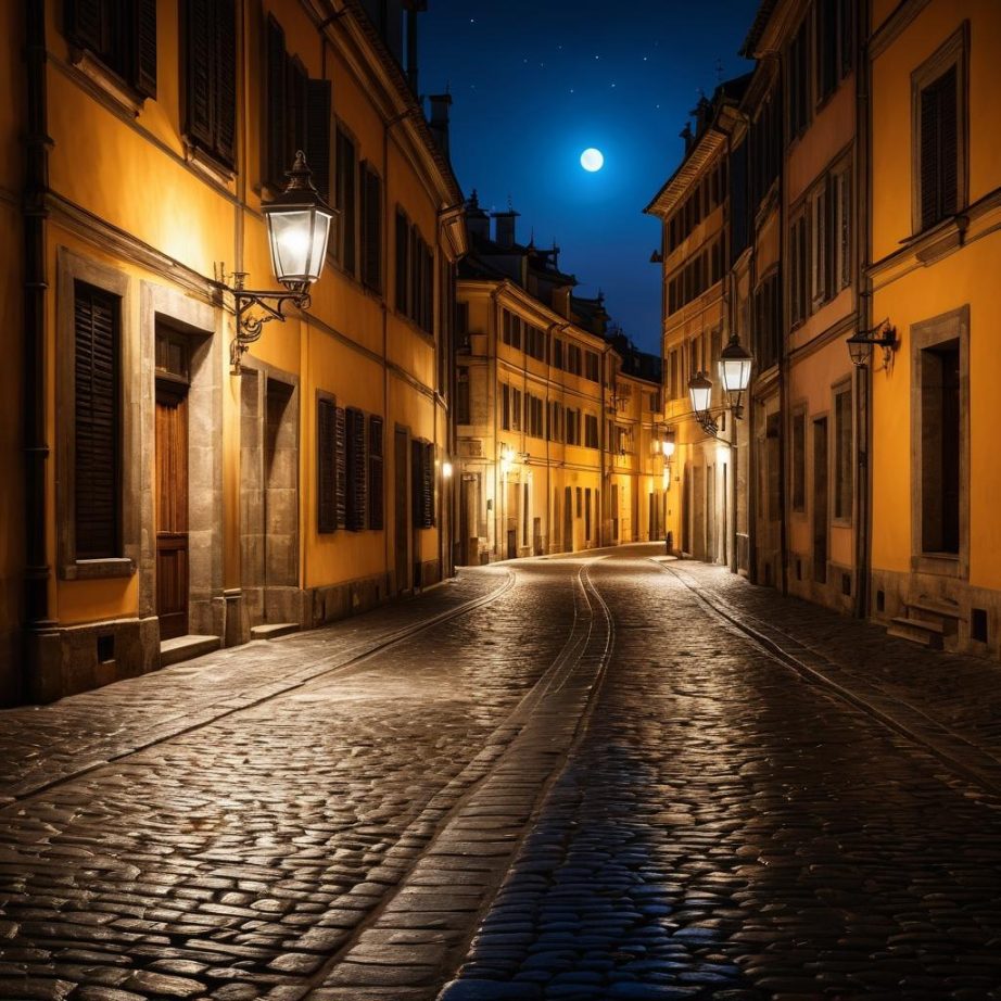 夜色古镇之美-24222