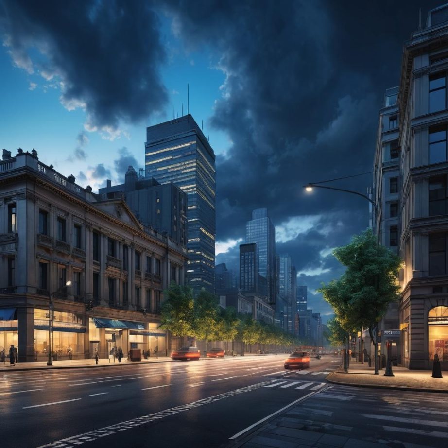 城市黃昏的詩意-180