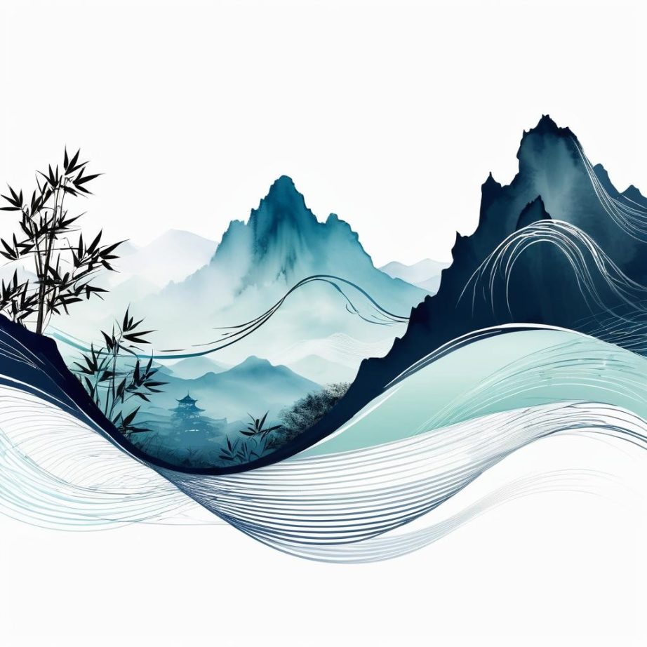 水墨中的禅意与宁静-24102