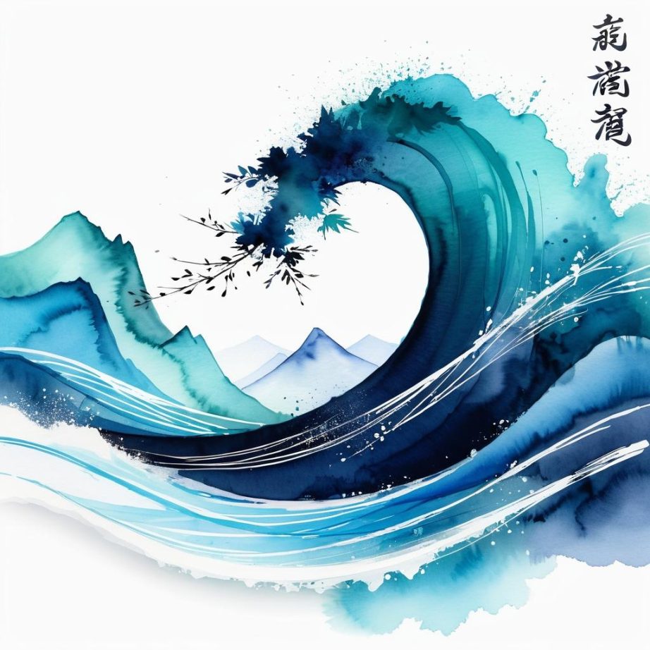 水墨中的禅意与宁静-24118