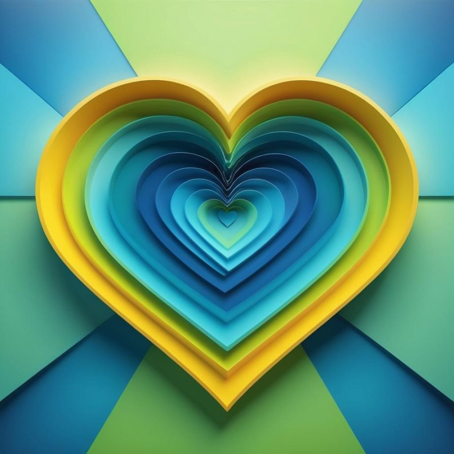 心形色彩艺术-19848