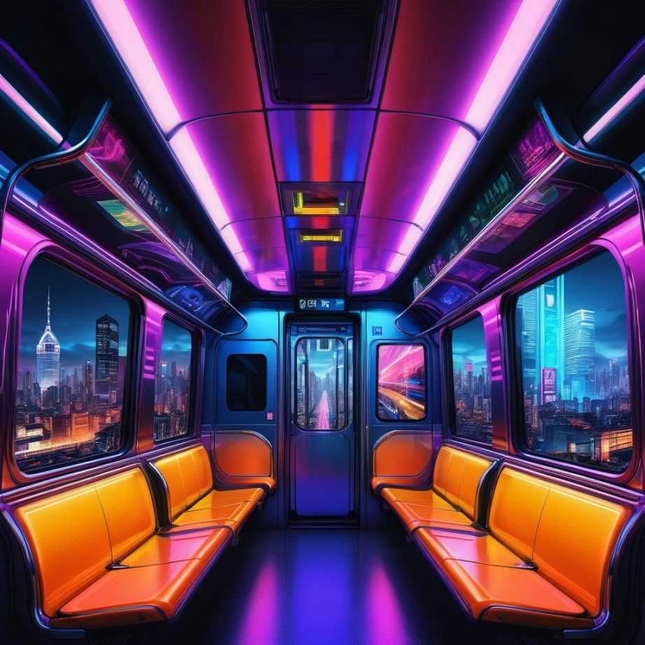 未来都市夜景-19624