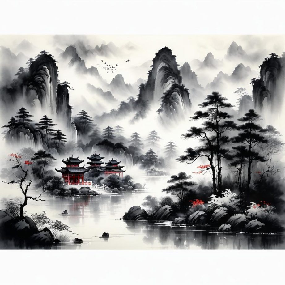 水墨山水艺术-23782