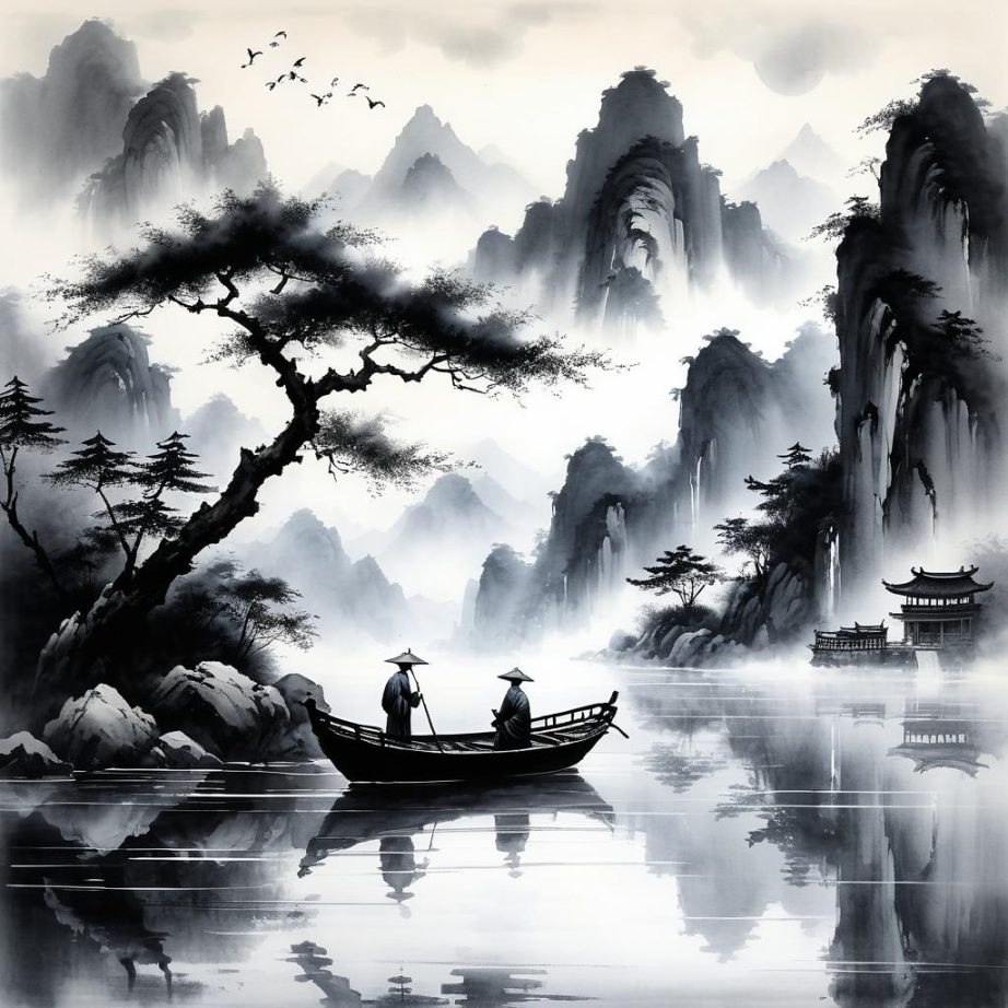 水墨山水的魅力-24982