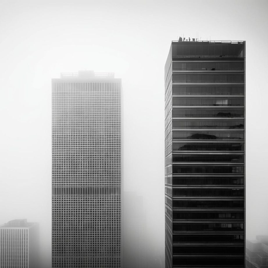 雾中的城市-18988